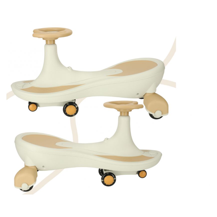 N\A Gravity roller coaster illuminated LED wheels with playing music 76cm gold and white color max. 120 kg – 2