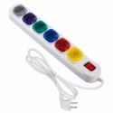 Power strip 6 outlets 1,5m MCE509 W 250VAC/10 Power strip 6 outlets 1,5m MCE509 W 250VAC/10