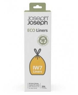 Joseph Joseph JJ-Garbage bags 20pcs 20l Eco gray