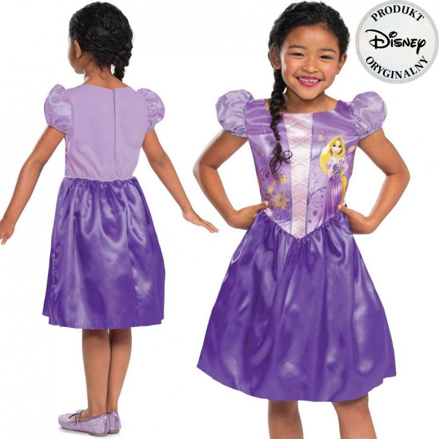 Disguise Disney carnival costume for girls Rapunzel fancy dress 110-122 cm (4-6 years) – 5