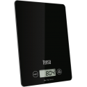 Kitchen scale Teesa Black glass kitchen scale Kitchen scale Teesa Black glass kitchen scale