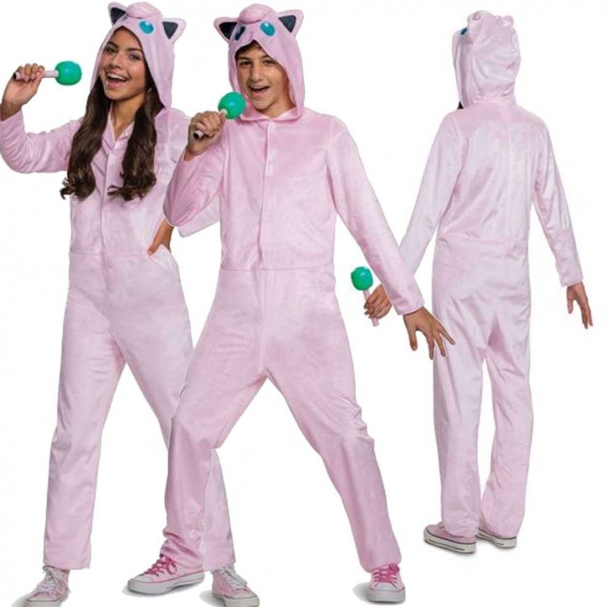 Strój karnawałowy Pokemon Jigglypuff costume pink przebranie 109-126 cm (4-6 lat)