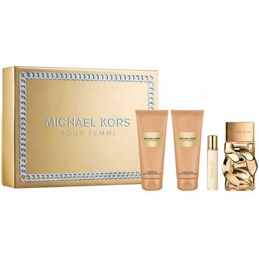 Michael Kors Pour Femme Eau De Parfum Spray, 100 ml Set 4 Pieces – 2