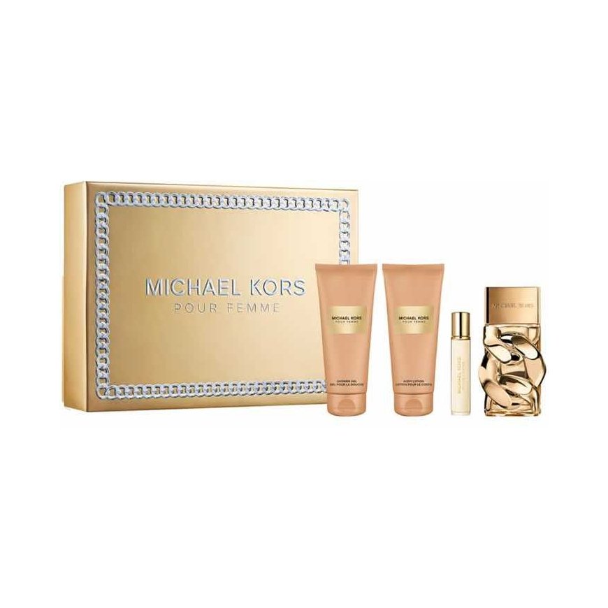 Michael Kors Pour Femme Eau De Parfum Spray, 100 ml Set 4 Pieces – 3