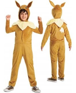 Strój karnawałowy Pokemon Eevee costume brown przebranie 137-149 cm (10-12 lat)