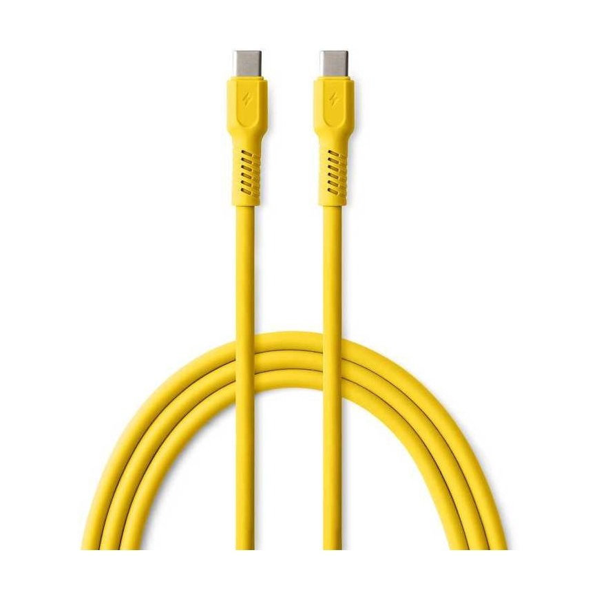 COLORUM kabelis USB-C – USB-C 1,8m 3A CK60-CC-05 xYellow