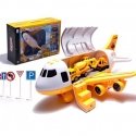 Ikonk Transporter plane + 3 cars construction vehicles Ikonk Transporter plane + 3 cars construction vehicles