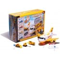 Ikonk Transporter plane + 3 cars construction vehicles Ikonk Transporter plane + 3 cars construction vehicles