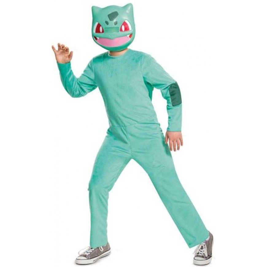 Strój karnawałowy Pokemon Bulbasaur kostium žalia przebranie 109-126 cm (4-6 lat) – 2