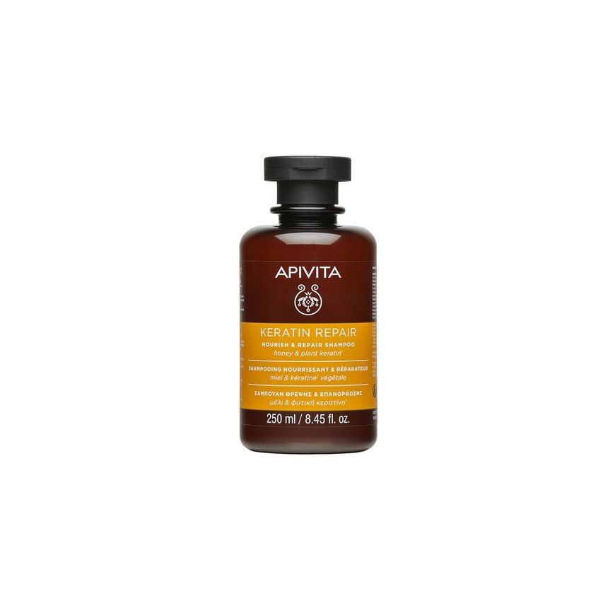Apivita Keratin Repair Nourish & Repair Shampoo, 250 ml