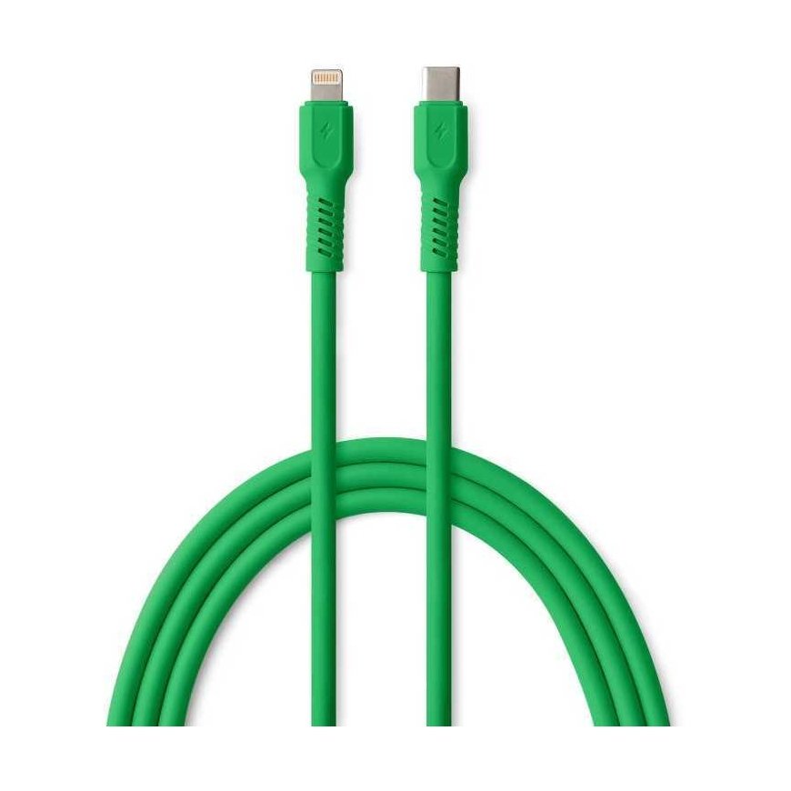 COLORUM kabelis USB-C - Lightning 1,8m 2,4A CK12-CL-04 xGreen