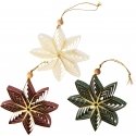 Enne Claudia Christmas tree decoration, paper star 6 pcs Enne Claudia Christmas tree decoration, paper star 6 pcs
