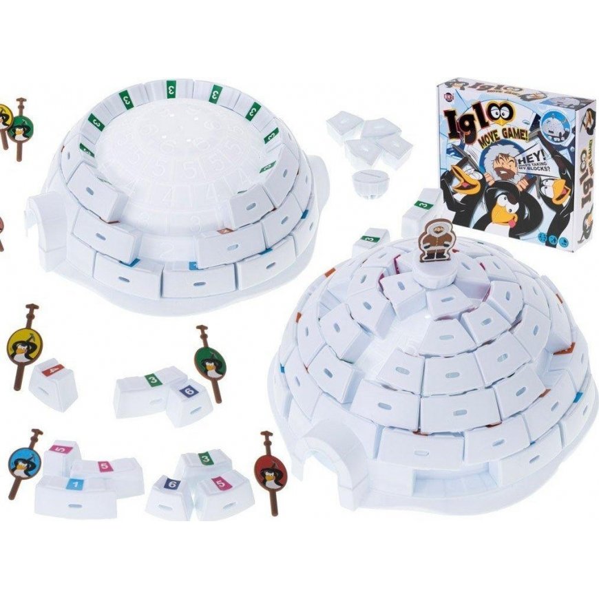 Ikonk Skill game to build igloo penguins
