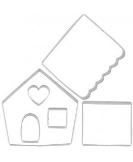 Foremki do pierniczków 6 pcs. HOUSE Z PIERNIKA / Birkmann