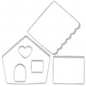 Foremki do pierniczków 6 pcs. HOUSE Z PIERNIKA / Birkmann
