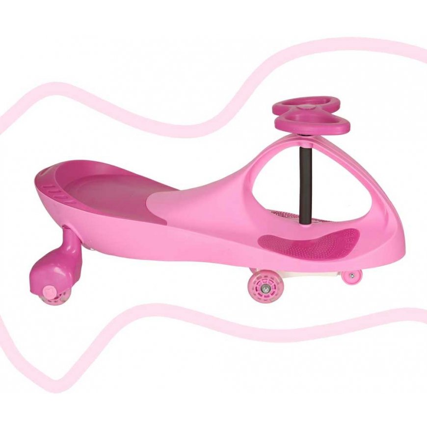 N\A Gravity roller coaster light-up LED wheels pink color – 3