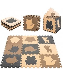 Ikonk Children's rug 90x90cm, 9 parts