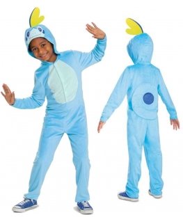 Strój karnawałowy Pokemon Sobble kostium mėlyna przebranie 126-136 cm (7-8 lat)