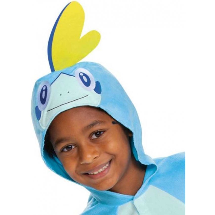 Strój karnawałowy Pokemon Sobble kostium mėlyna przebranie 126-136 cm (7-8 lat) – 4