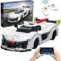Klocki konstrukcyjne CaDA Samochód zdalnie sterowany Shelf car 20 cm White Pininfarina H2 Speed Chassis 296 parts RC Dual Mode Klocki konstrukcyjne CaDA Samochód zdalnie sterowany Shelf car 20 cm White Pininfarina H2 Speed Chassis 296 parts RC Dual Mode