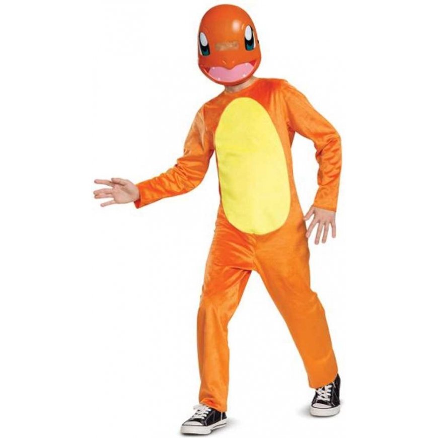Strój karnawałowy Pokemon Charmander kostium oranžinė przebranie 127-136 cm (7-8 lat) – 2