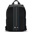 Backpack BMW BMBP15COMPVSKL 16" black/black Nylon Blue Stripe
