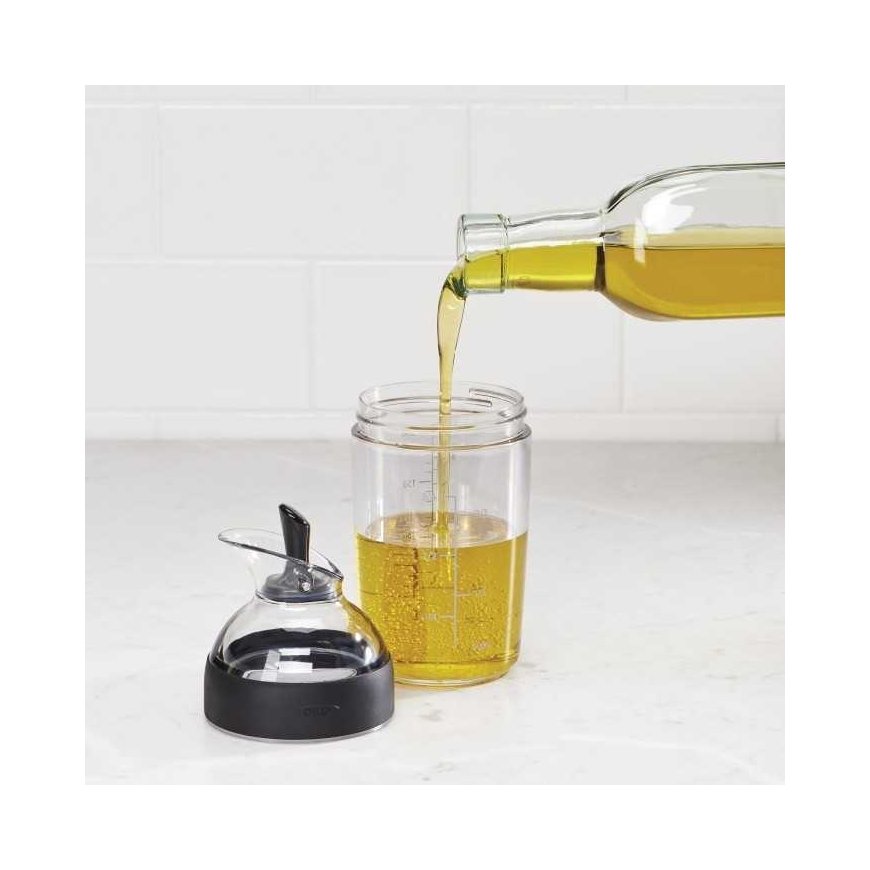 OXO-Shaker with dressing 236ml. Black, good grips – 3