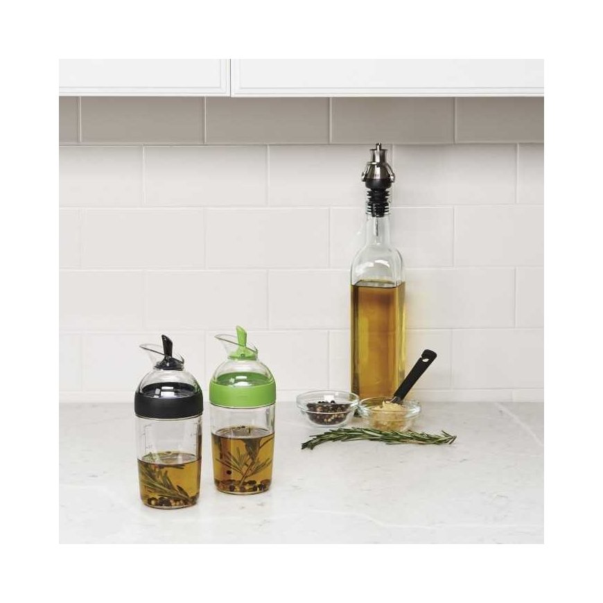 OXO-Shaker with dressing 236ml. Black, good grips – 4