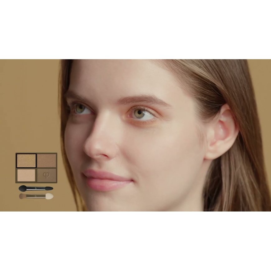 Cle de Peau Beaute, Eye Color Quad, Eyeshadow Palette, 3, Refill, 4 Shades, 6 g – 2