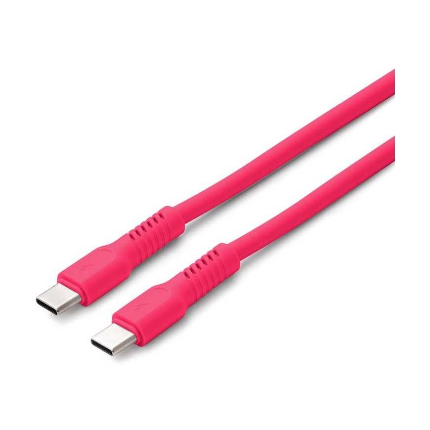 COLORUM kabelis USB-C – USB-C 1,8m 3A CK60-CC-02 xMagenta – 2