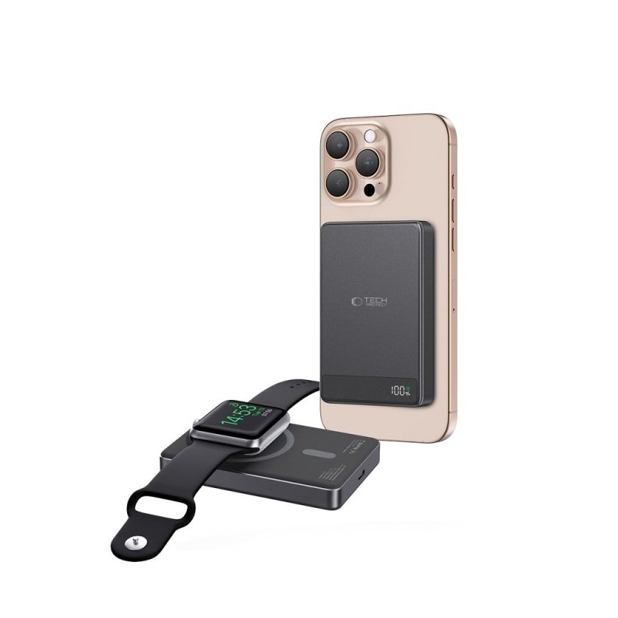 TECH-PROTECT PB33 LIFEMAG MAGSAFE POWER BANK 5000MAH BLACK