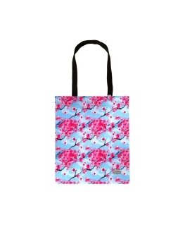 Shopping bag Wonder pattern 1 blue