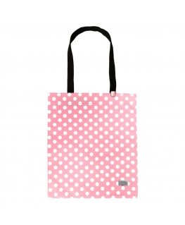 Shopping bag Wonder pattern 2 light pink polka-dot