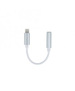 Setty adapter Lightning - audio jack 3,5mm white