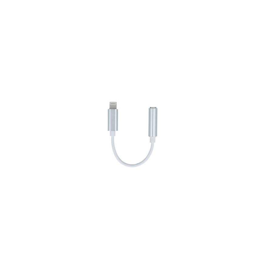 Setty adapter Lightning - audio jack 3,5mm white
