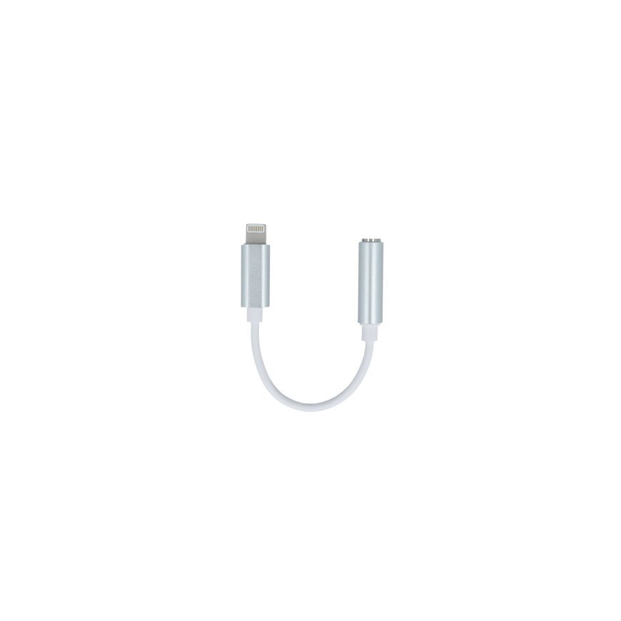 Setty adapter Lightning - audio jack 3,5mm white – 2