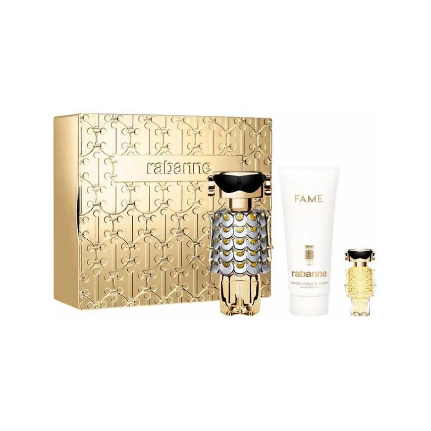 Paco Rabanne Fame Eau De Perfume Purškiklis 80ml Set 3 Pieces
