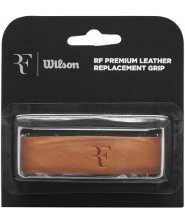 Wilson x RF Leather nahkainen vaihtogrippi, ruskea