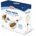 Record food scoop with digital scale Record food scoop with digital scale