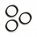 PanzerGlass ® Hoops® Camera Lens Protector iPhone 15 Pro | 15 Pro Max | White Titanium