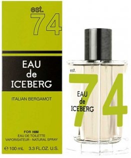 Iceberg Eau de Iceberg Italian Bergamot EDT eau de toilette for men, 100 ml