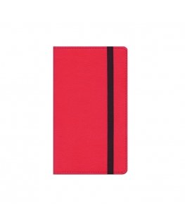 Timer Calendar MIDI FLEX Spirex 2024, 100 x 170 mm, PU, coral red sp.