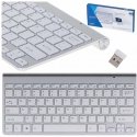 Proline Wireless keyboard for computer and smart TV, silver Proline Wireless keyboard for computer and smart TV, silver