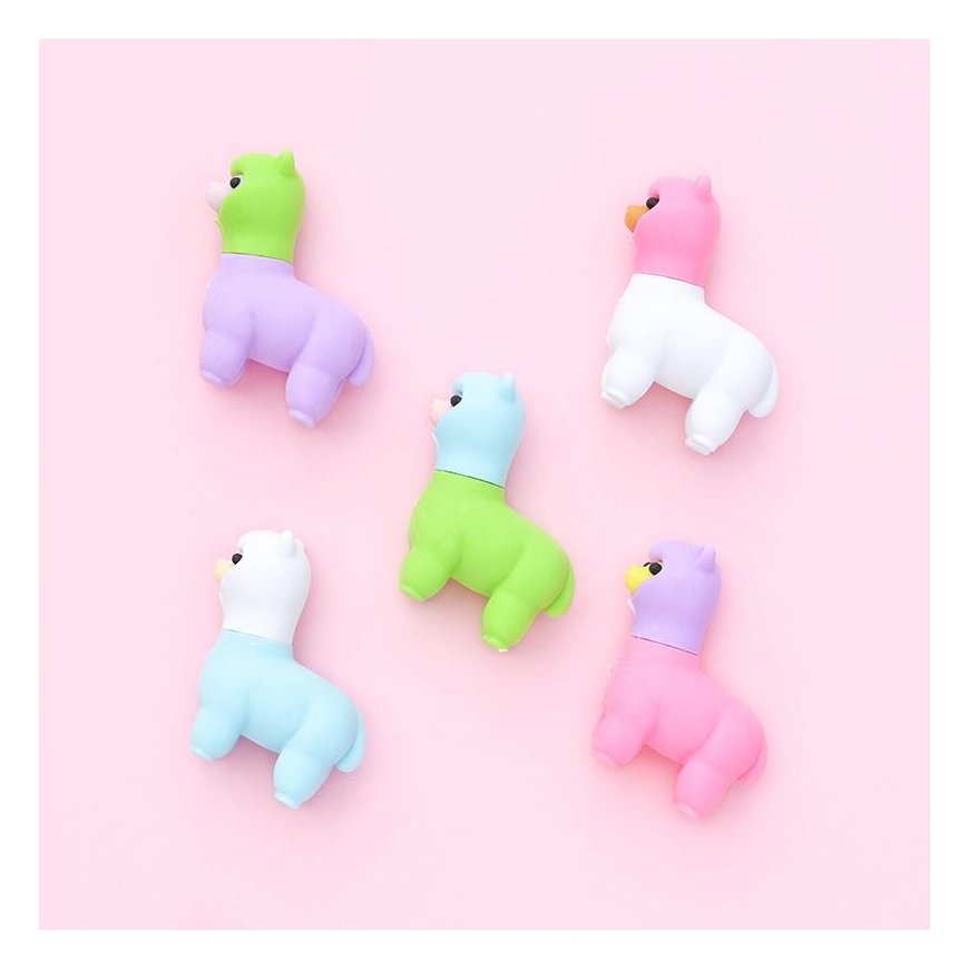 IWAKO erasers - puzzle set "Colorz Lama" – 3
