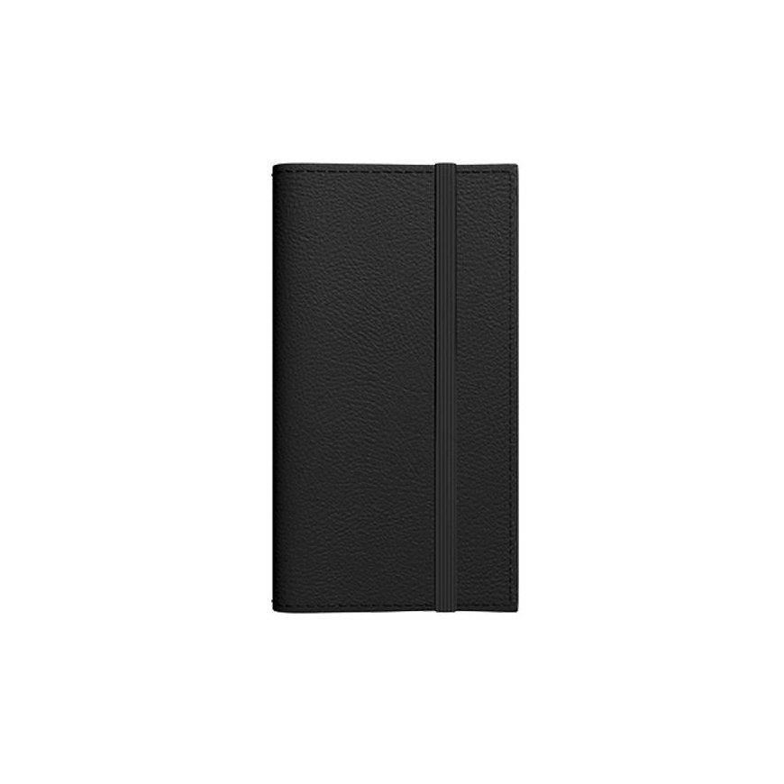 Timer Kalendorius MIDI FLEX Spirex 2024, 100 x 170 mm, PU, juoda