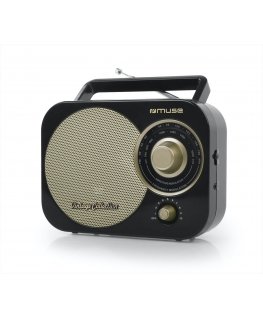 Muse M-055 RB Pārnesams Analogais Melns, Zelts