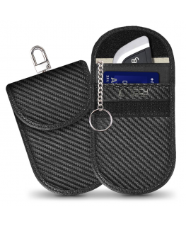 TECH-PROTECT FARAD CAGE KLR100 KEYLESS CASE, RFID SIGNAL BLOCKER, CARBON COLORS