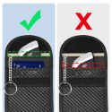 TECH-PROTECT FARAD CAGE KLR100 KEYLESS CASE, RFID SIGNAL BLOCKER, CARBON COLORS