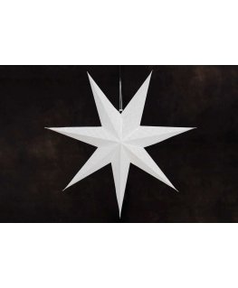 Finnlumor Paperstar 7 kampai baltas 75 cm