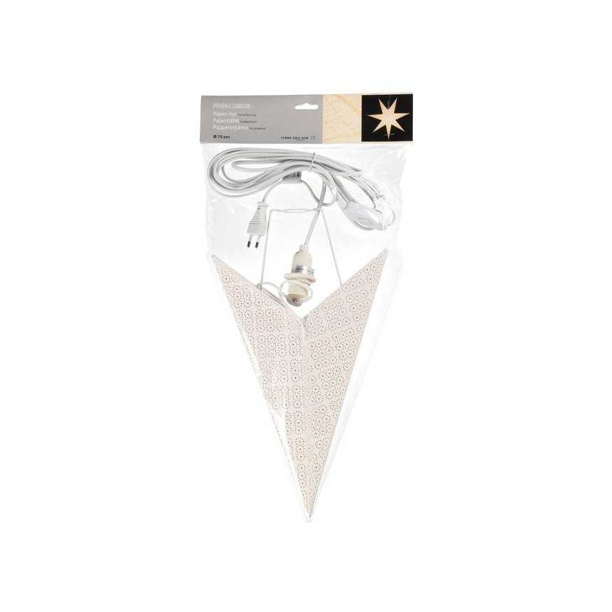 Finnlumor Paperstar 7 corners white 75 cm – 2